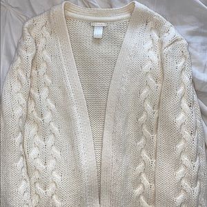 beige forever 21 cardigan